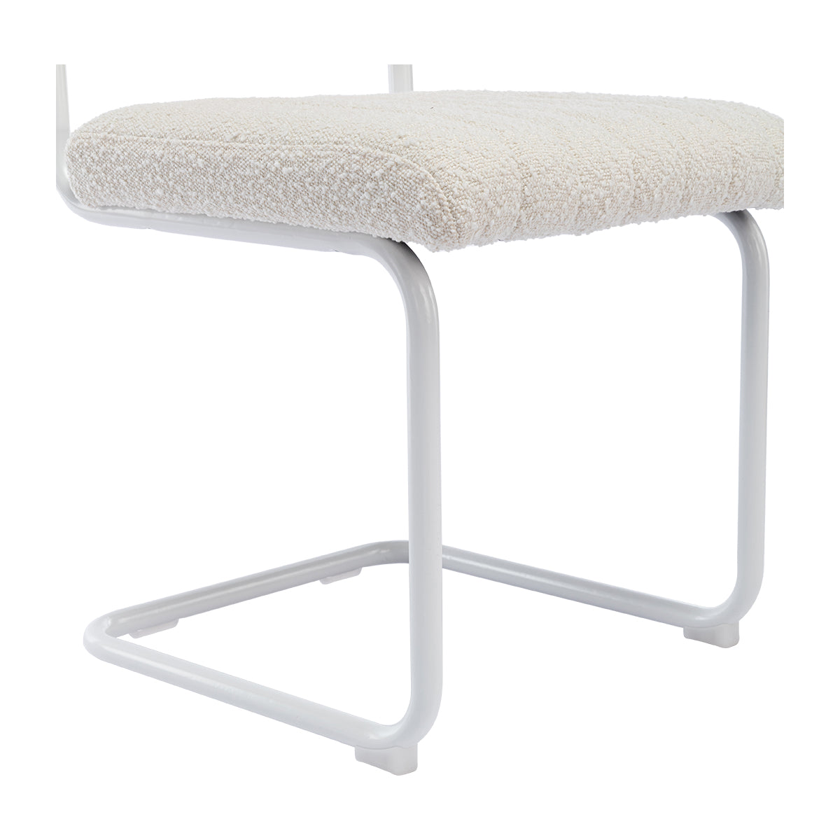 Blake Rattan Boucle Dining Chair