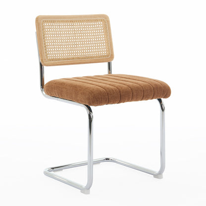 Blake Rattan Fabric Dining Chair