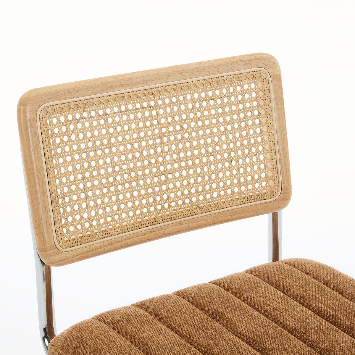 Blake Rattan Fabric Dining Chair