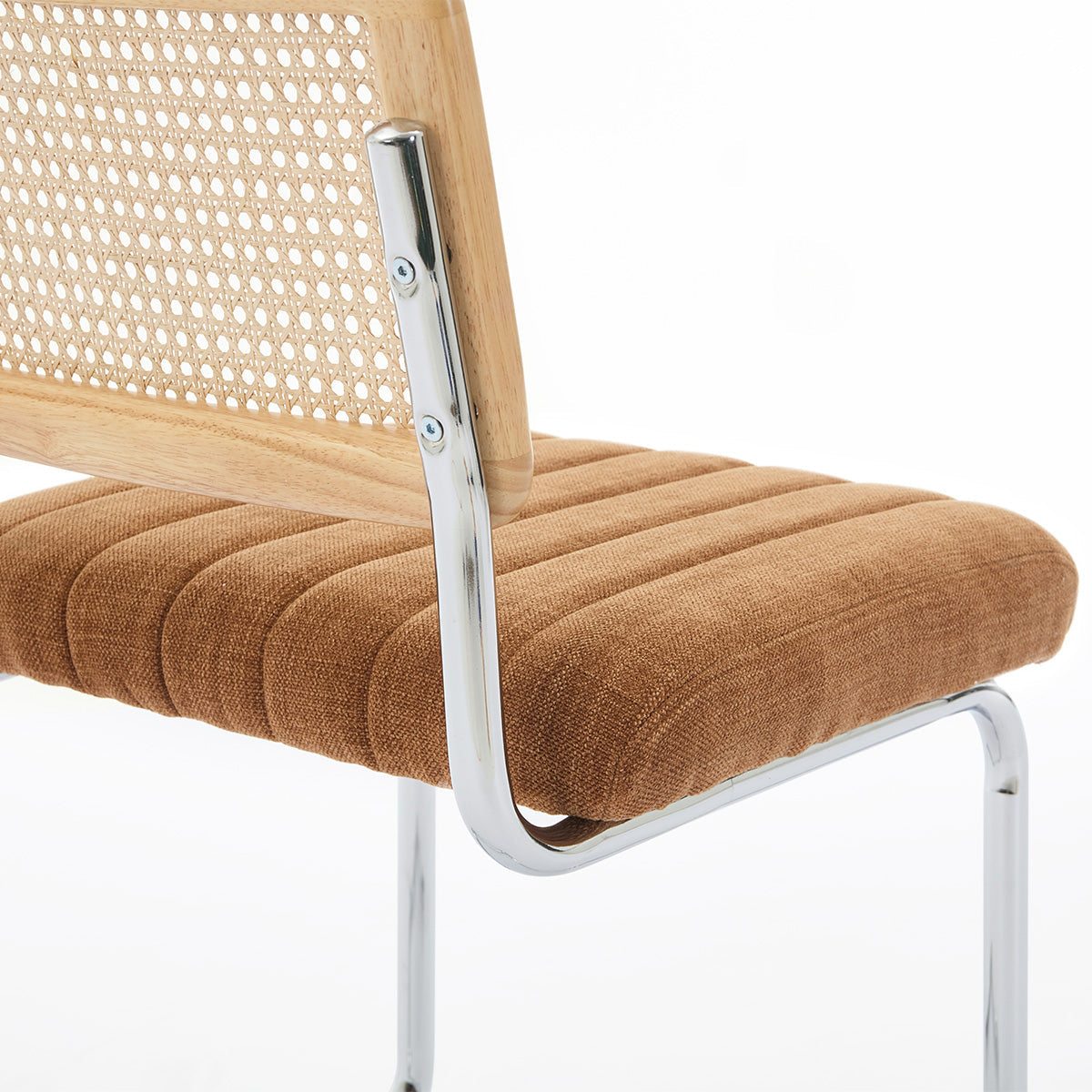 Blake Rattan Fabric Dining Chair