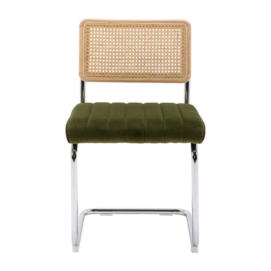 Blake Rattan Fabric Dining Chair