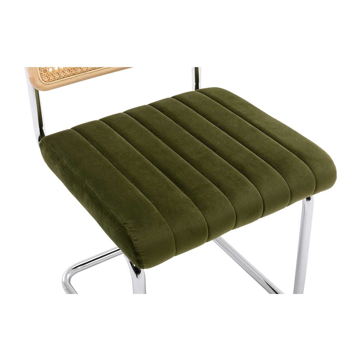 Blake Rattan Fabric Dining Chair