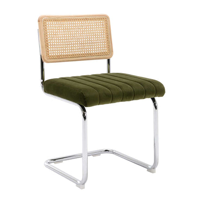 Blake Rattan Fabric Dining Chair