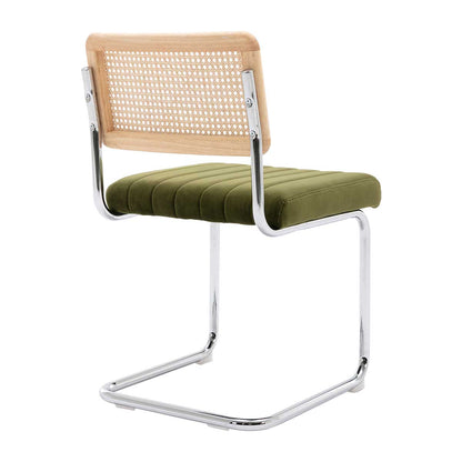 Blake Rattan Fabric Dining Chair