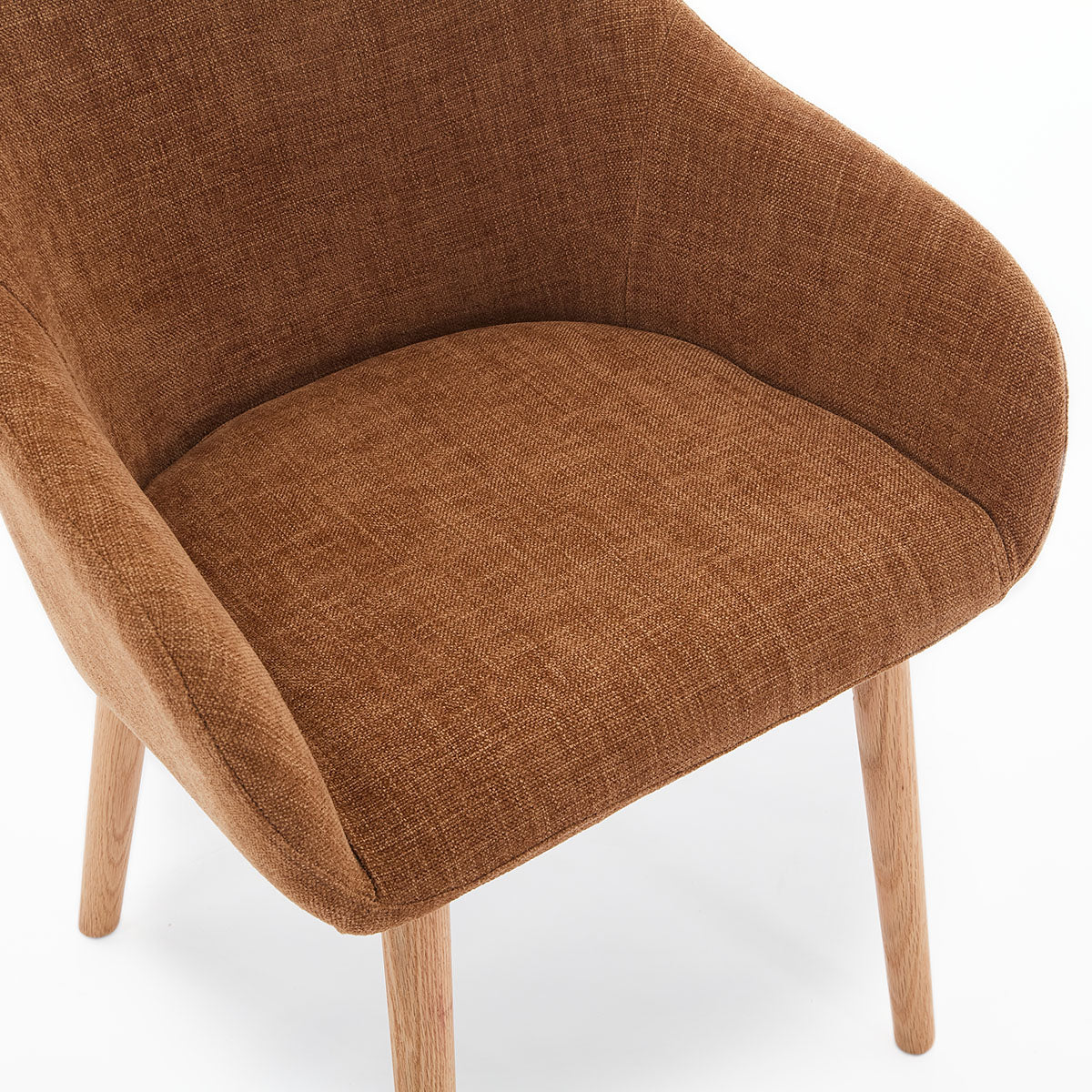 Chloe Fabric Dining Arm Chair
