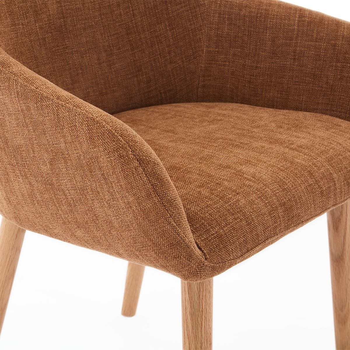 Chloe Fabric Dining Arm Chair