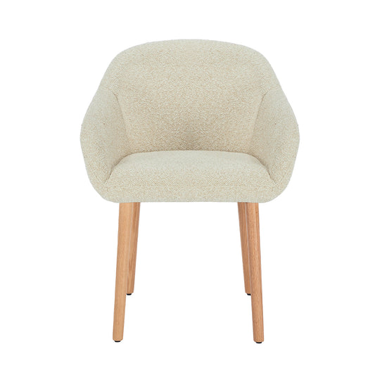 Chloe Boucle Dining Arm Chair