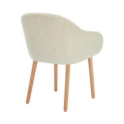 Chloe Boucle Dining Arm Chair