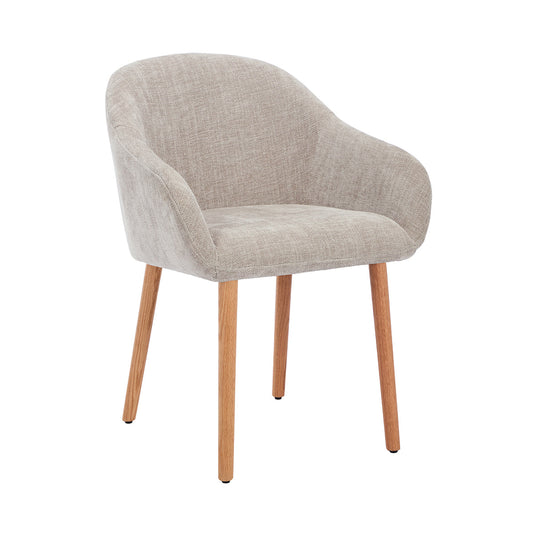 Chloe Fabric Dining Arm Chair