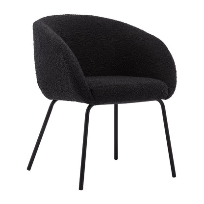 Avalon Boucle Dining Arm Chair