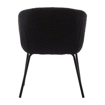 Avalon Boucle Dining Arm Chair