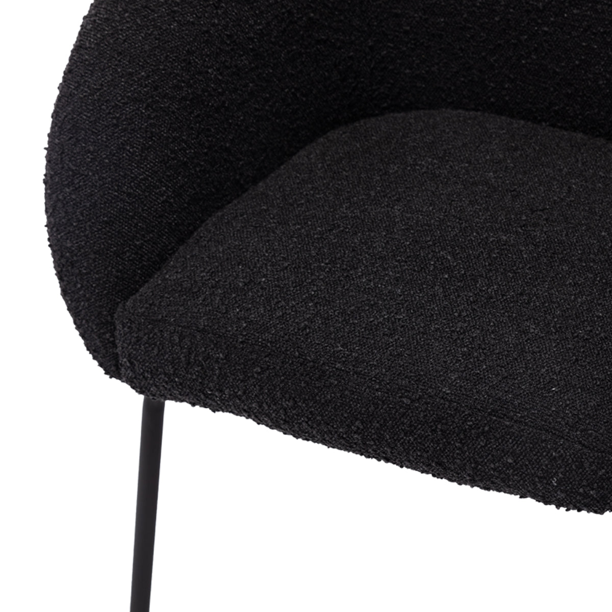 Avalon Boucle Dining Arm Chair