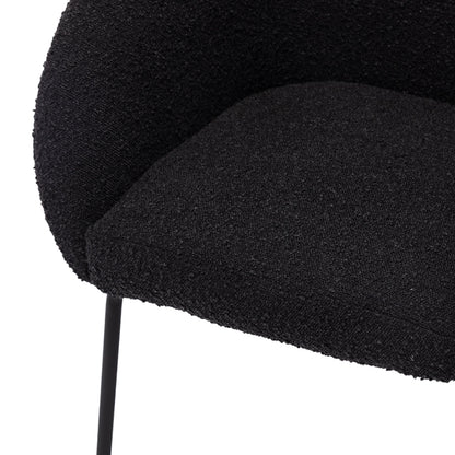 Avalon Boucle Dining Arm Chair