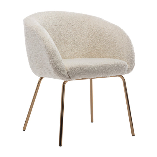 Avalon Boucle Dining Arm Chair