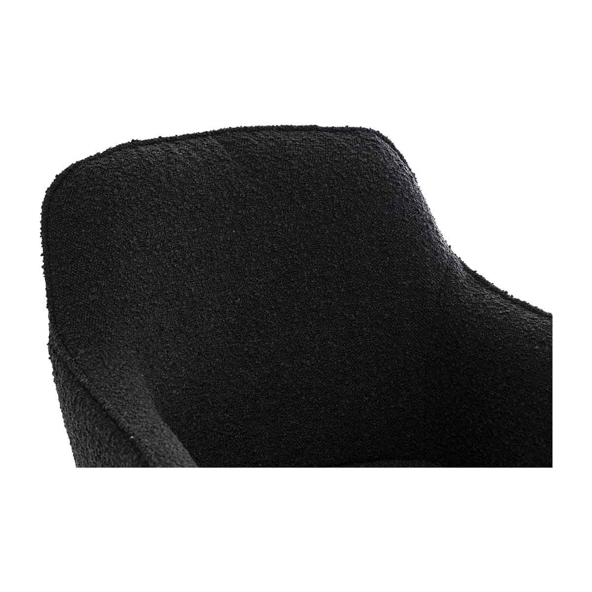 Levi Swivel Boucle Dining Arm Chair