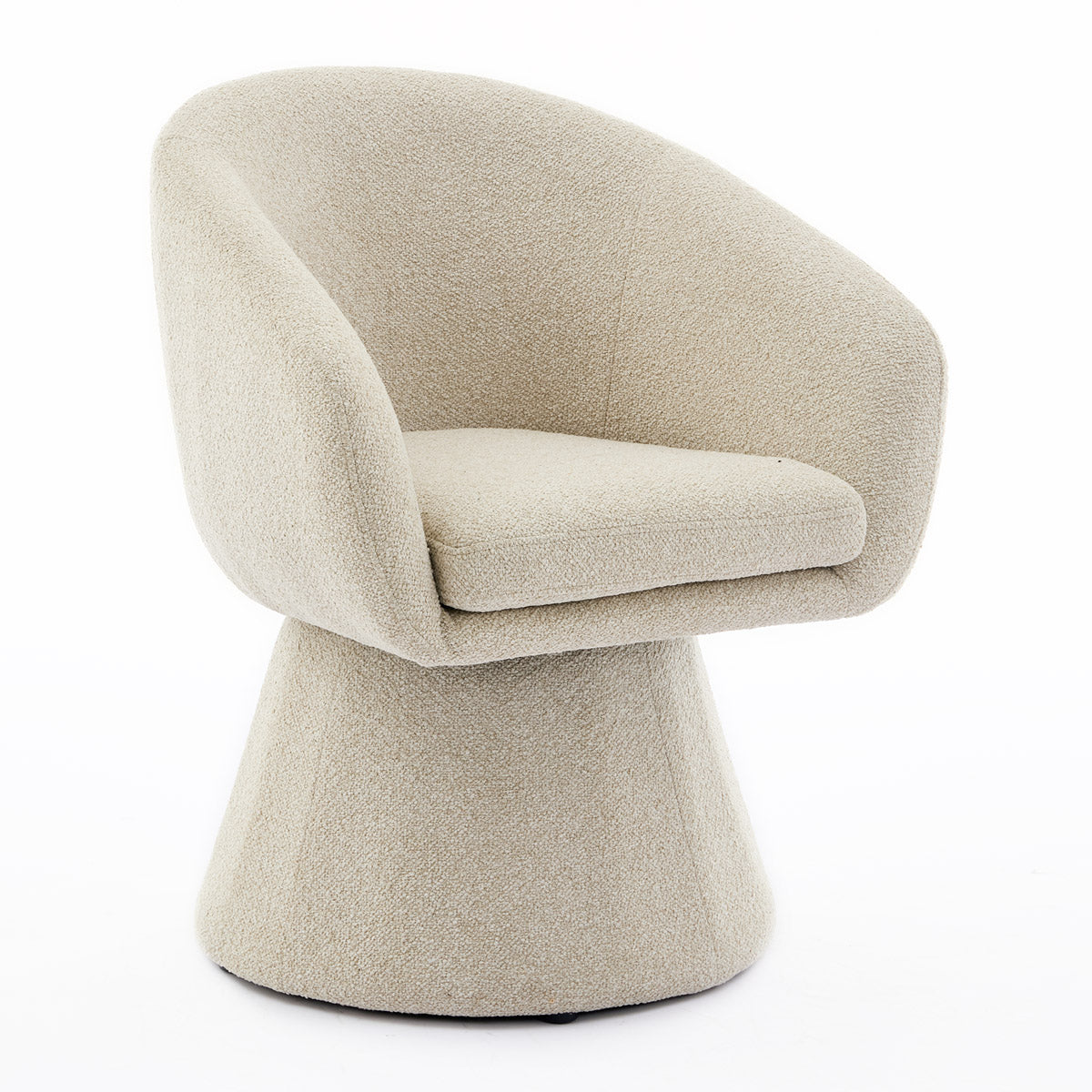 Podium Fabric Swivel Dining Chair