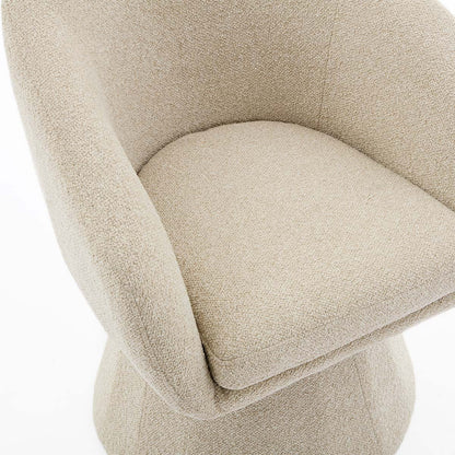 Podium Fabric Swivel Dining Chair