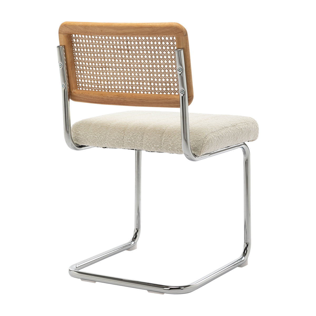 Blake Rattan Boucle Dining Chair