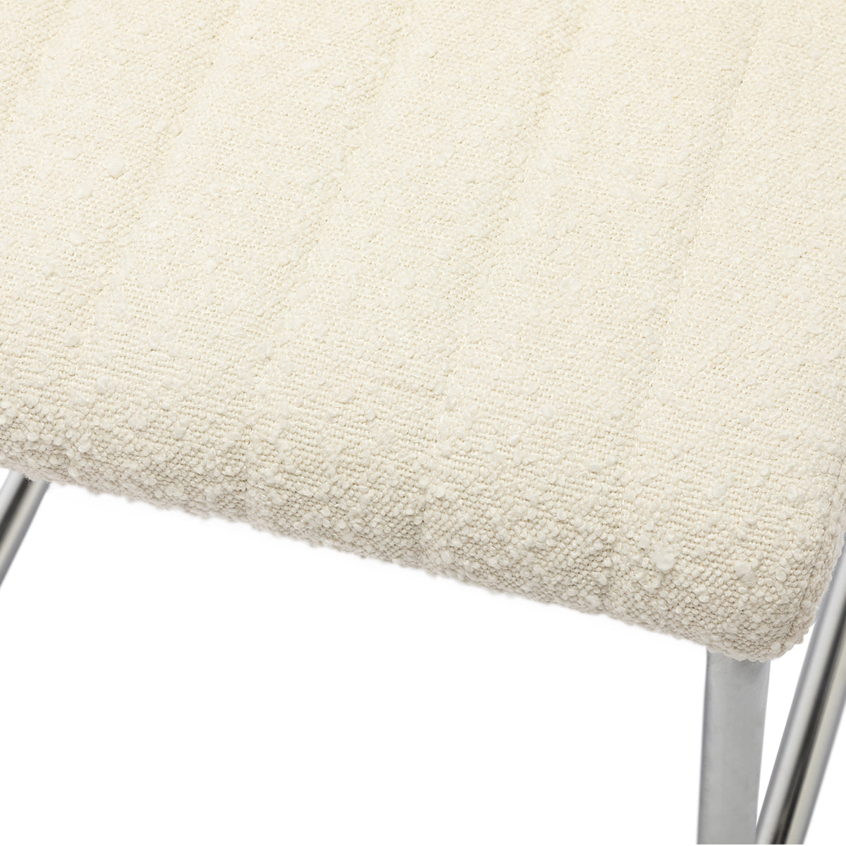 Blake Rattan Boucle Dining Chair