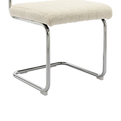 Blake Rattan Boucle Dining Chair