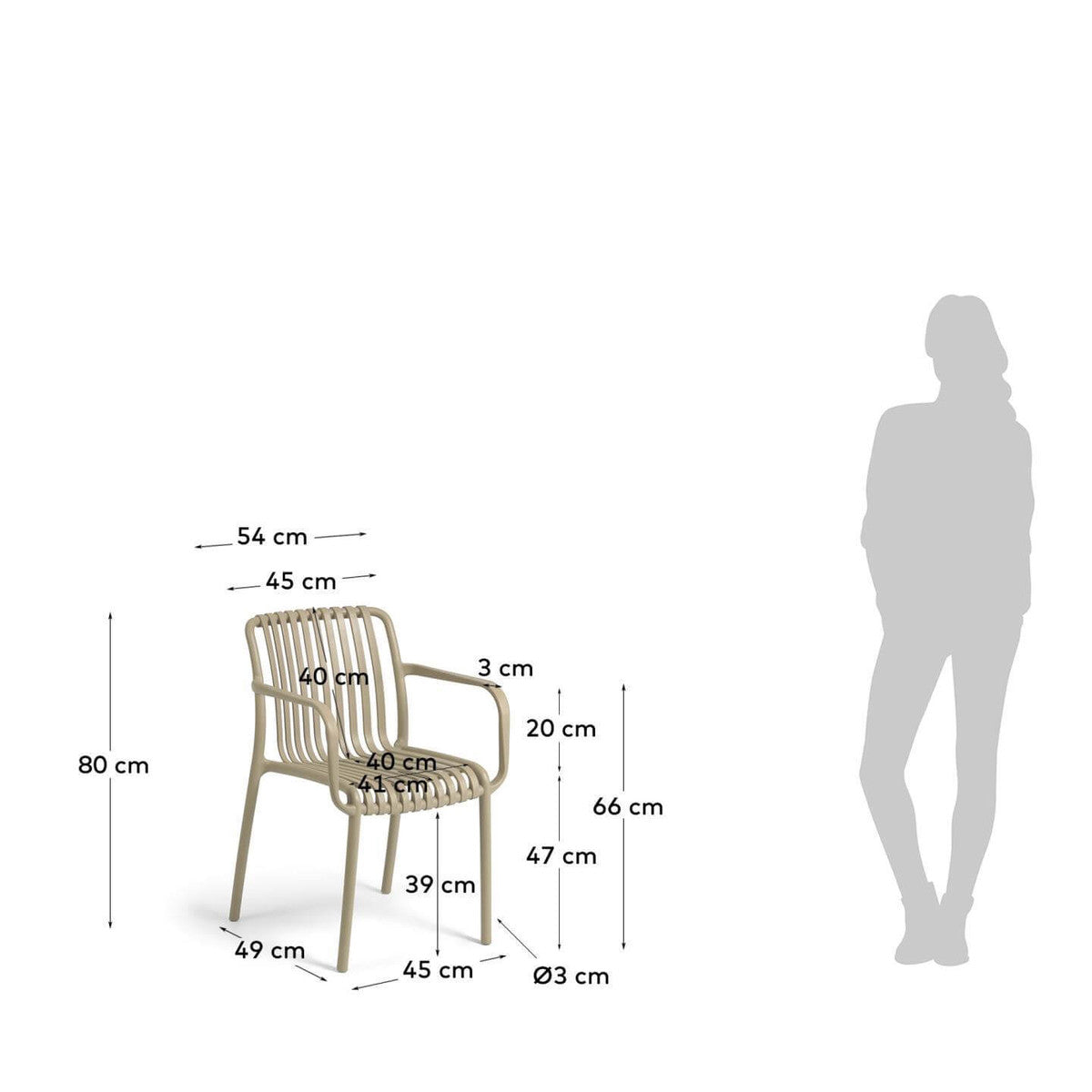 Isabellini Alfresco Dining Arm Chair