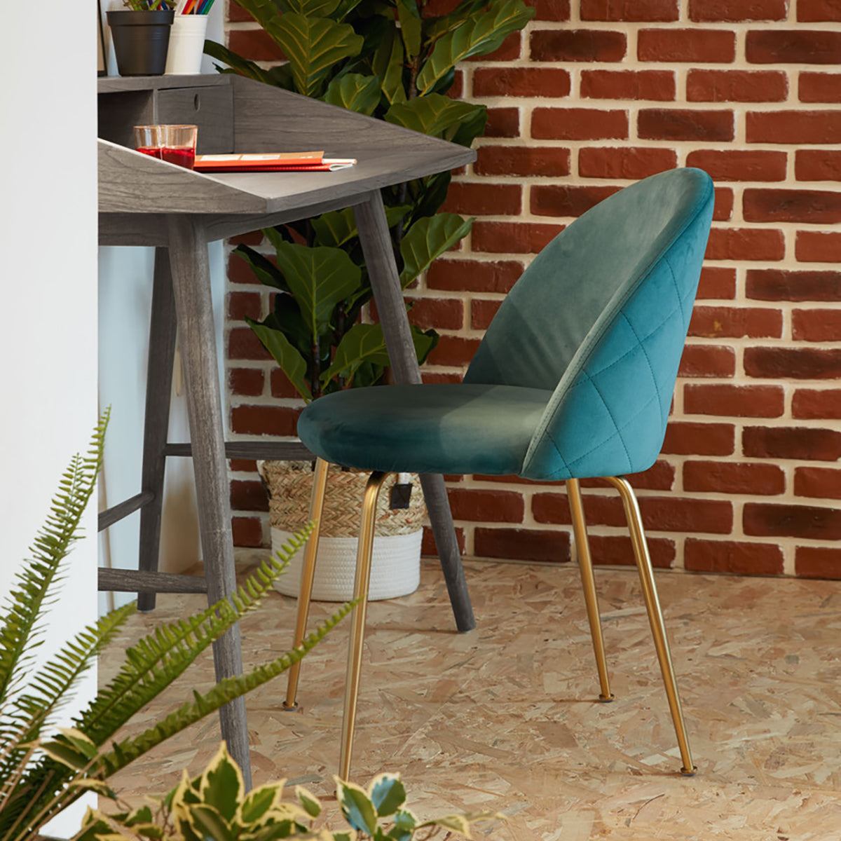 Ivonne Velvet Dining Chair