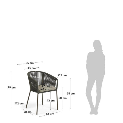 Yanet Alfresco Dining Arm Chair