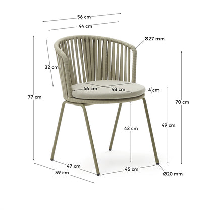 Saconca Outdoor Dining Chair