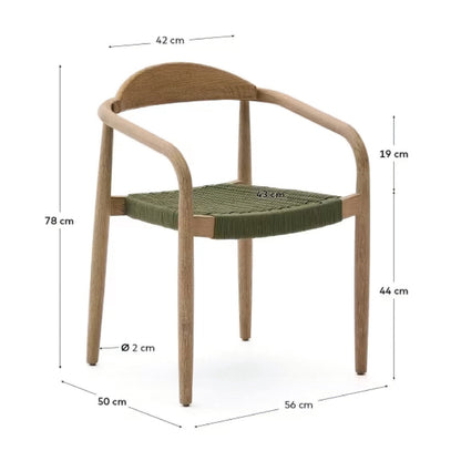 Nina Outdoor Dining Arm Chair