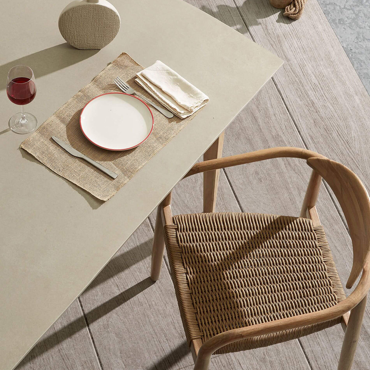 Nina Outdoor Dining Arm Chair