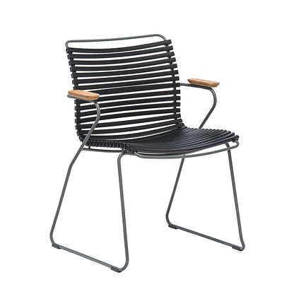 Click Outdoor Dining Chair with Armrest