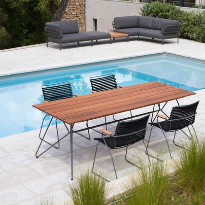 Click Outdoor Dining Chair with Armrest