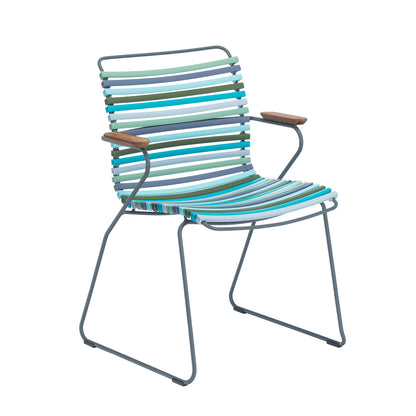 Click Outdoor Dining Chair with Armrest