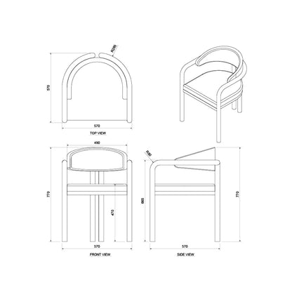 Palermo Fabric Dining Chair