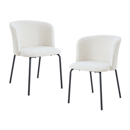 Anita Boucle Dining Chair (Set of 2)