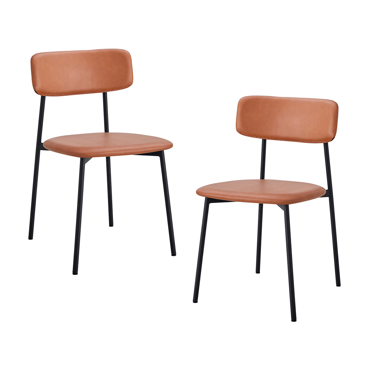 Bailey Leatherette Dining Chair (Set of 2)