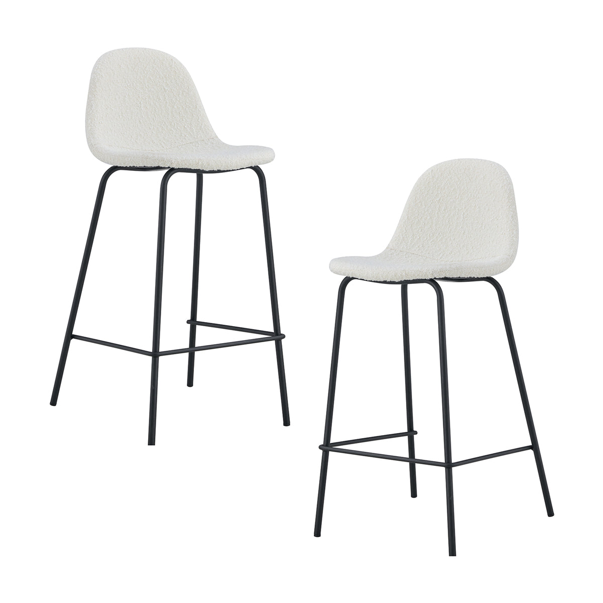 Luca Boucle Bar Stool (Set of 2)