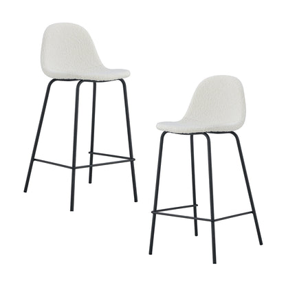 Luca Boucle Bar Stool (Set of 2)