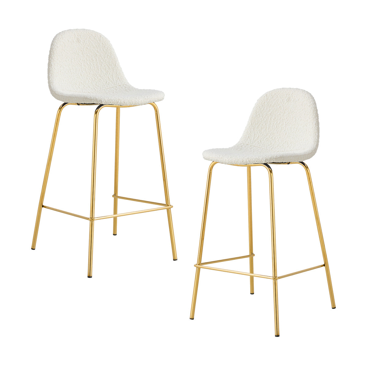 Luca Boucle Bar Stool (Set of 2)