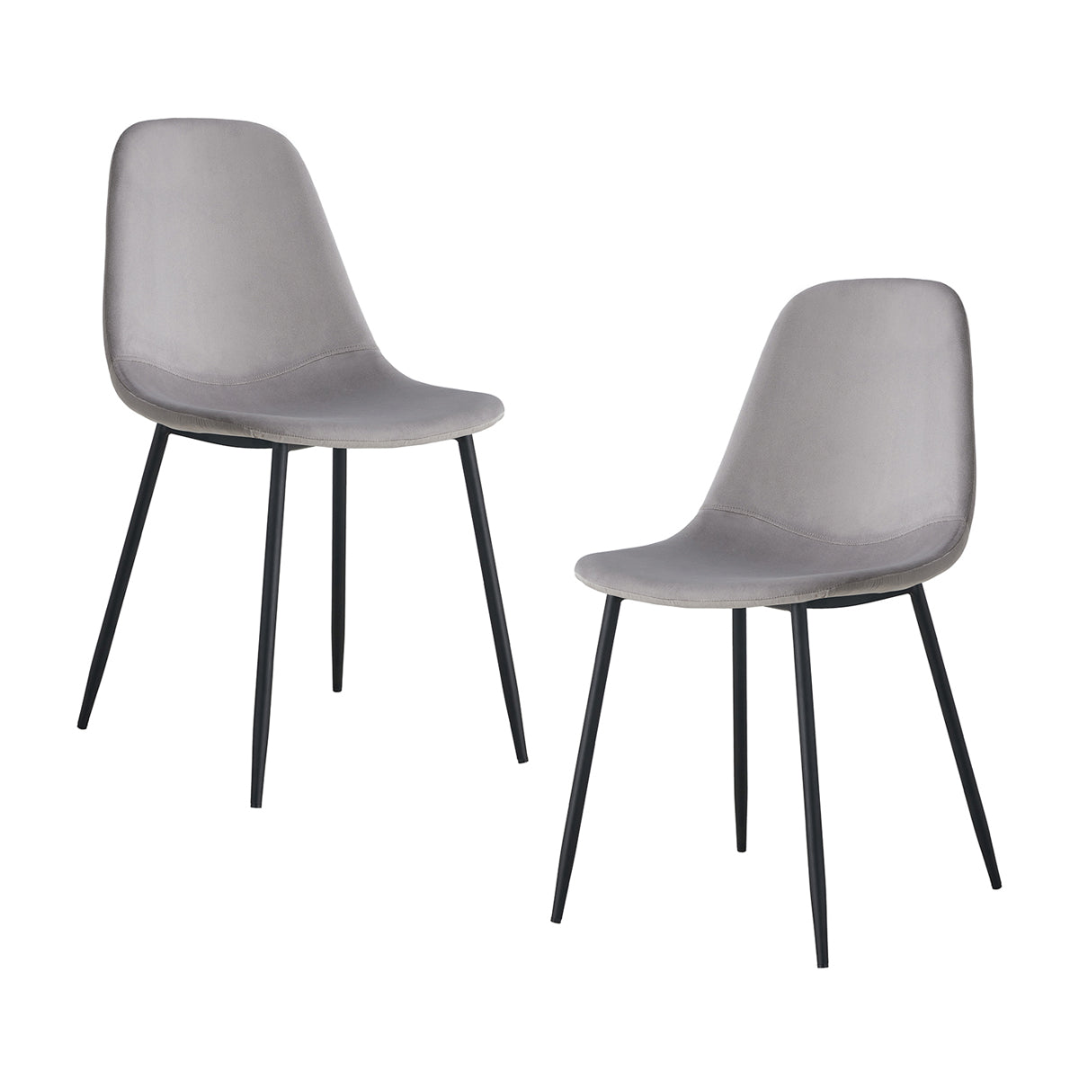 Luca Velvet Dining Chair (Set of 2)