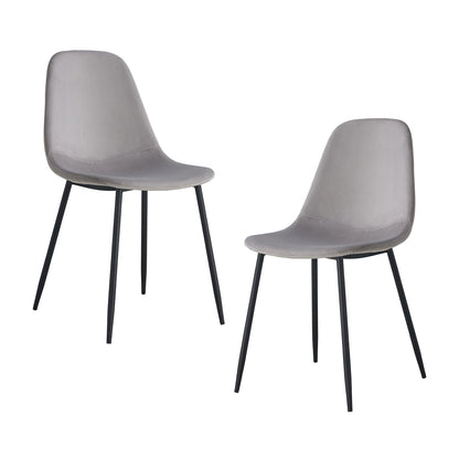 Luca Velvet Dining Chair (Set of 2)