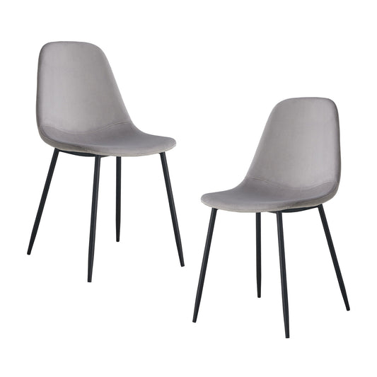 Luca Velvet Dining Chair (Set of 2)