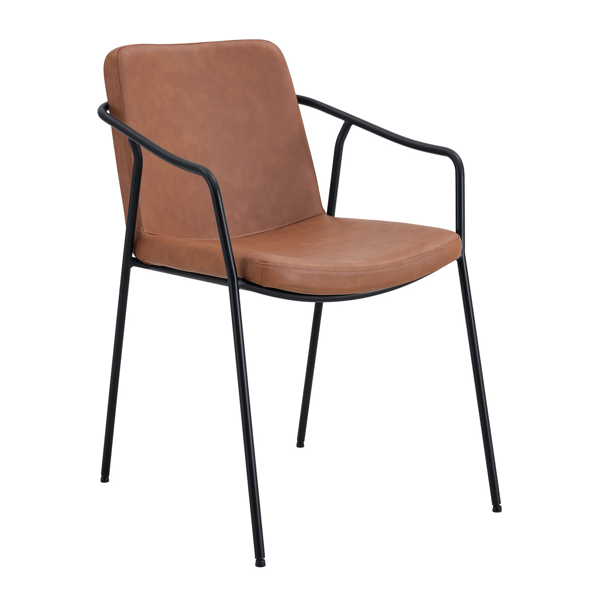 Tate Leatherette Dining Chair (Set of 2)