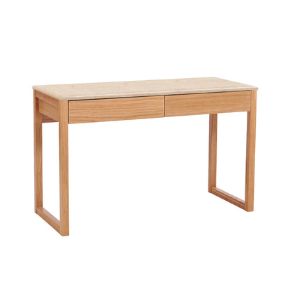Avalon Desk (Oak, Travertine)