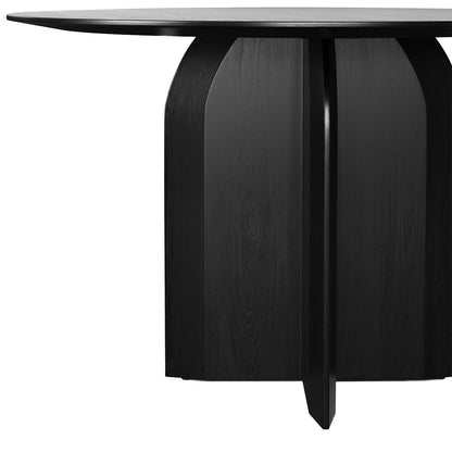 Clover Round Oak Dining Table