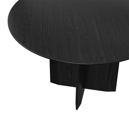Clover Round Oak Dining Table