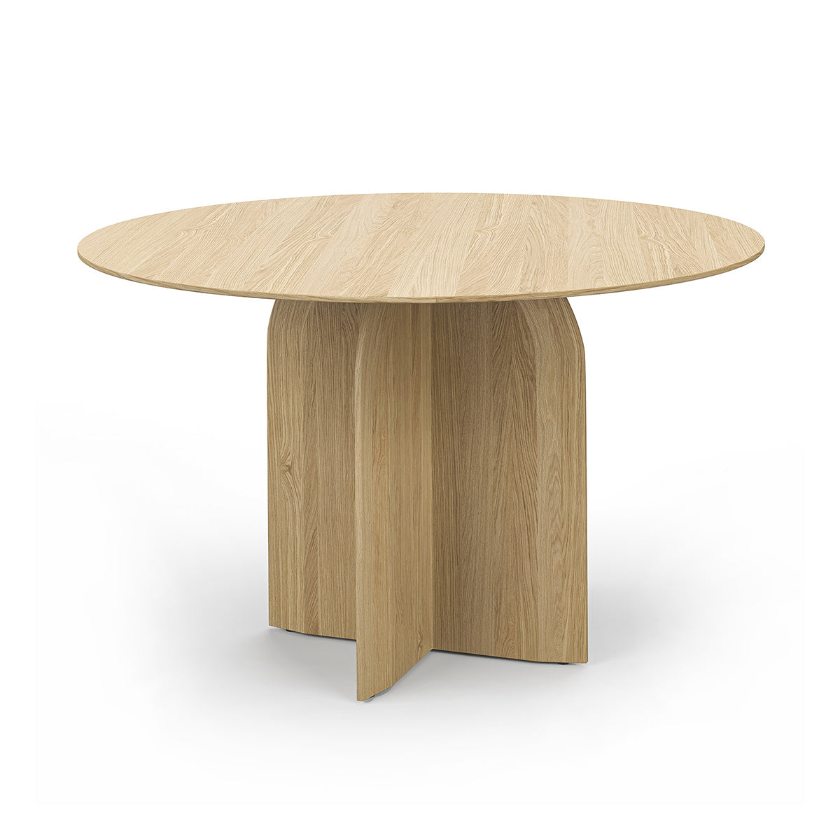Clover Round Oak Dining Table