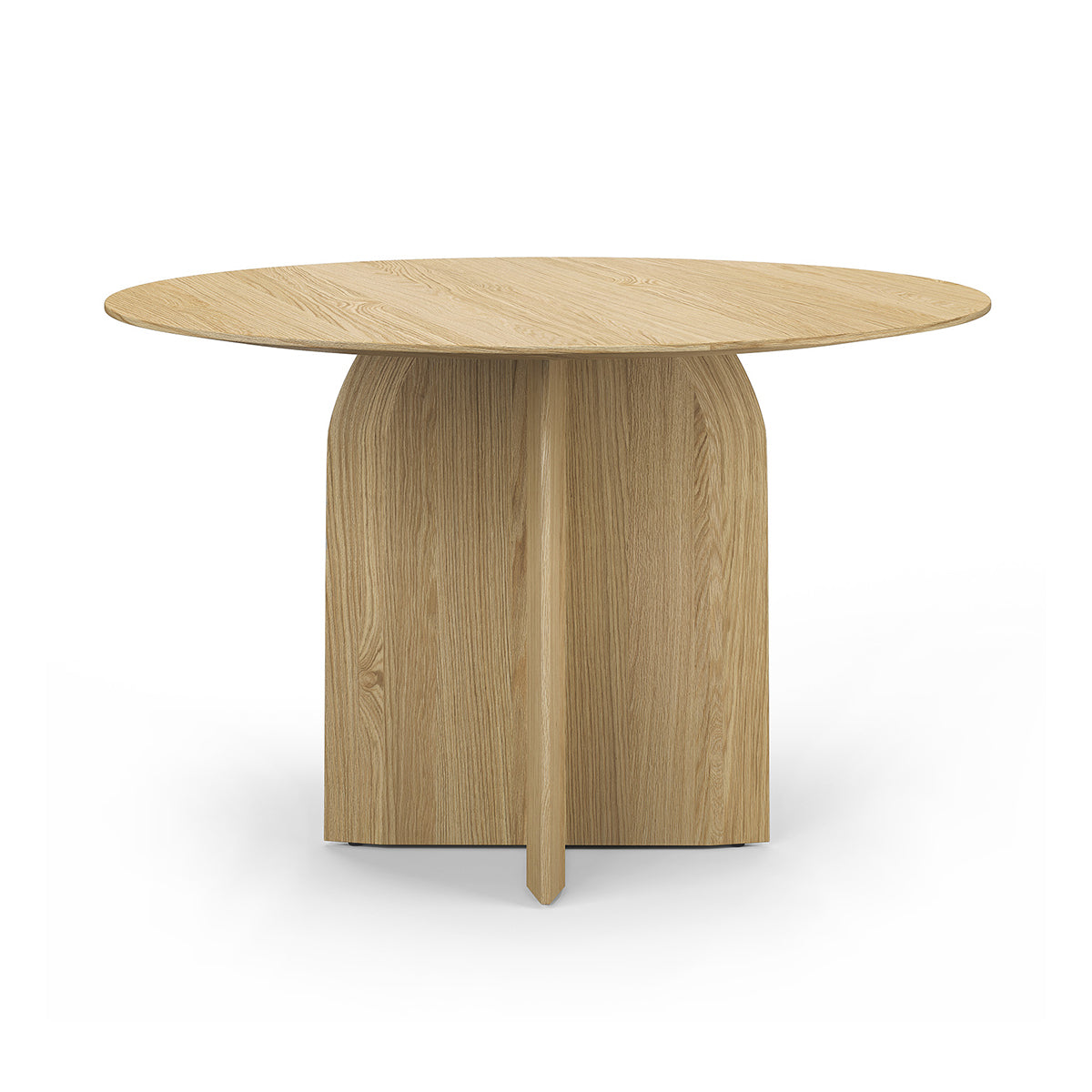 Clover Round Oak Dining Table