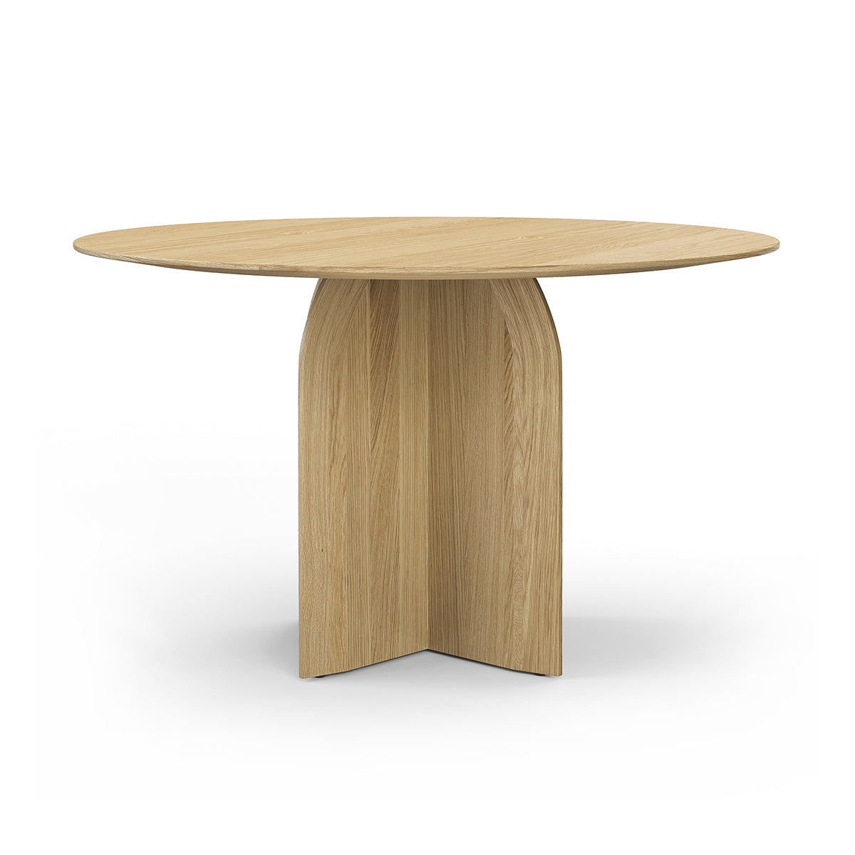Clover Round Oak Dining Table