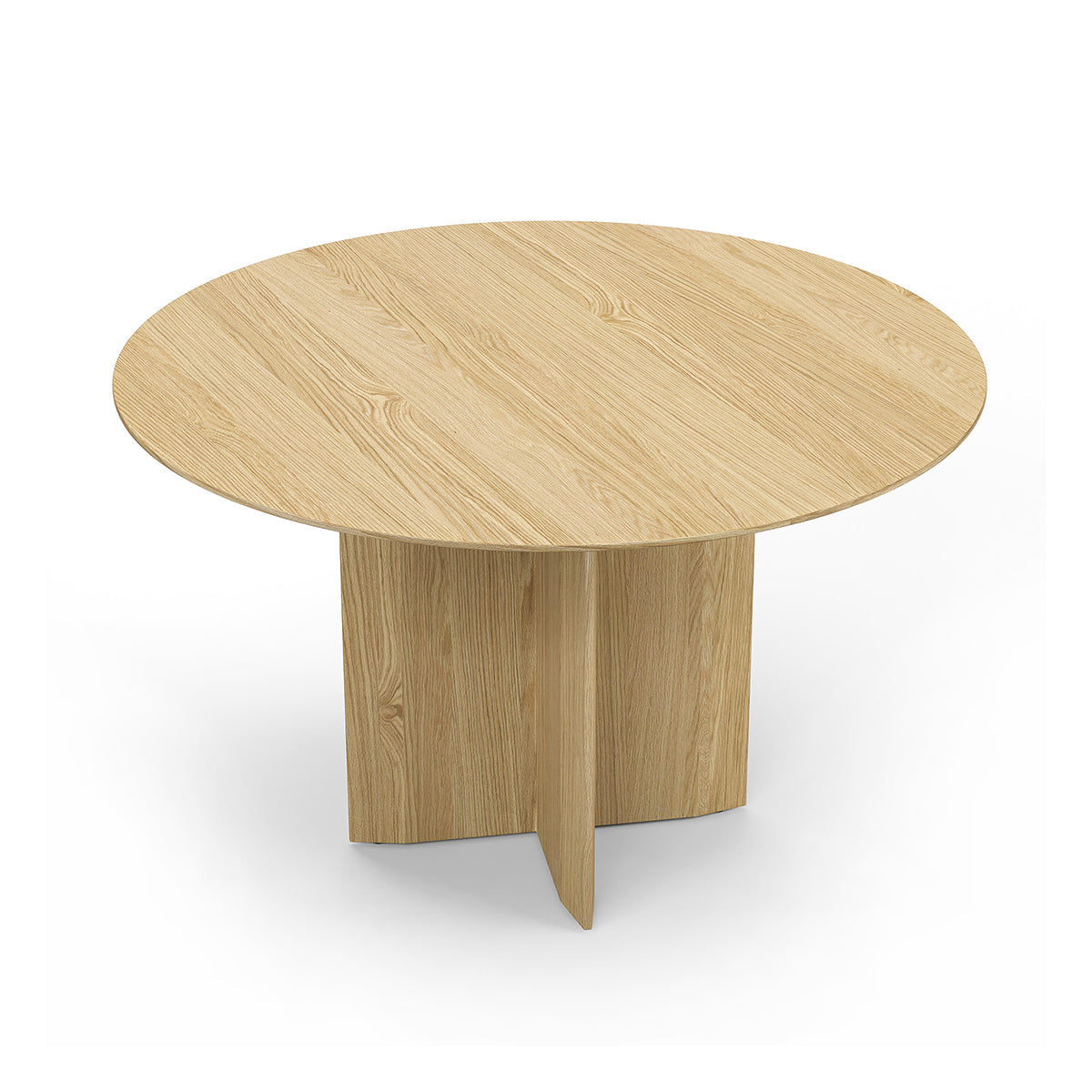 Clover Round Oak Dining Table
